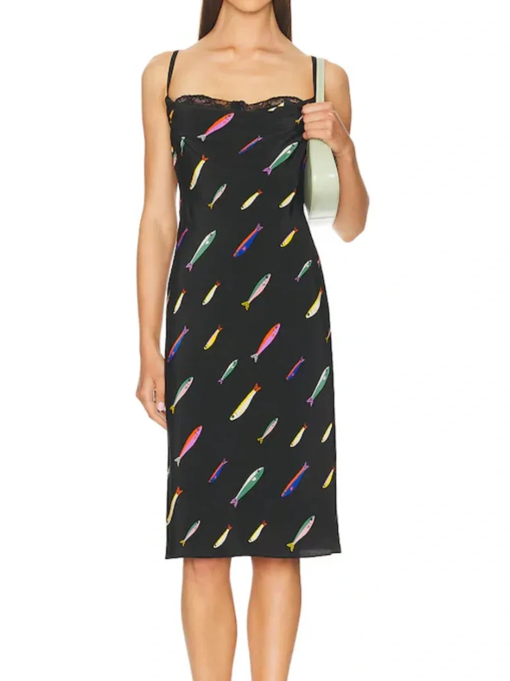 STAUD Sardine Evangeline Silk Dress - Picture 3 of 5